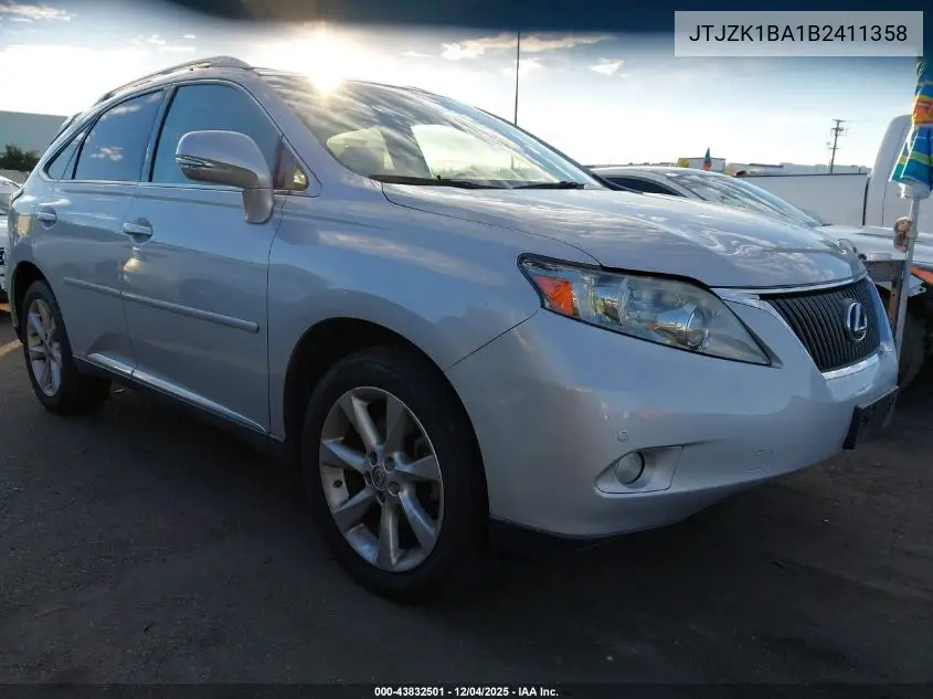 JTJZK1BA1B2411358 2011 Lexus Rx 350