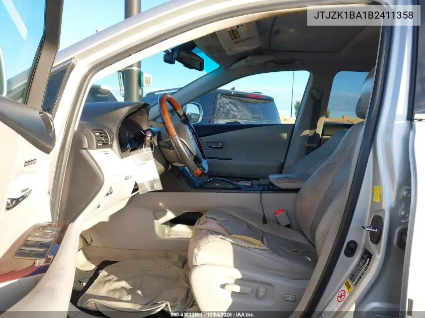 JTJZK1BA1B2411358 2011 Lexus Rx 350