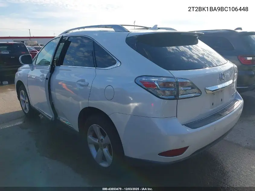 2T2BK1BA9BC106448 2011 Lexus Rx 350