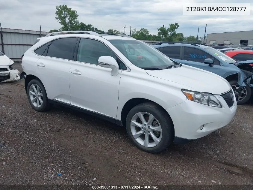 2T2BK1BA4CC128777 2012 Lexus Rx 350