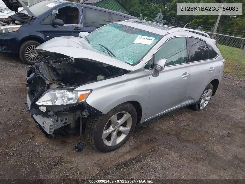 2T2BK1BA2CC154083 2012 Lexus Rx 350 350