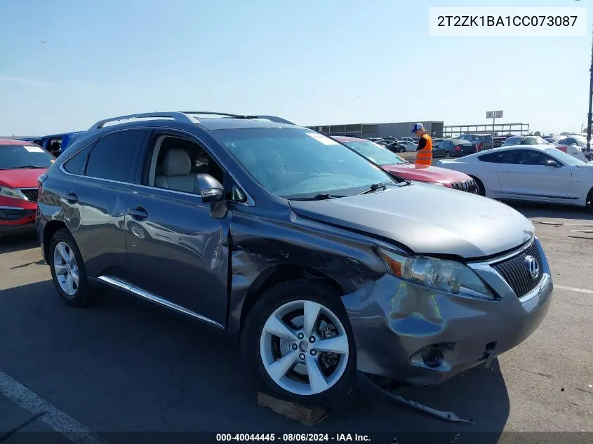 2T2ZK1BA1CC073087 2012 Lexus Rx 350