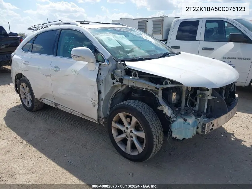 2T2ZK1BA5CC076123 2012 Lexus Rx 350