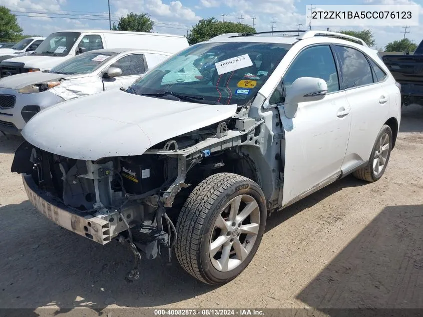 2T2ZK1BA5CC076123 2012 Lexus Rx 350