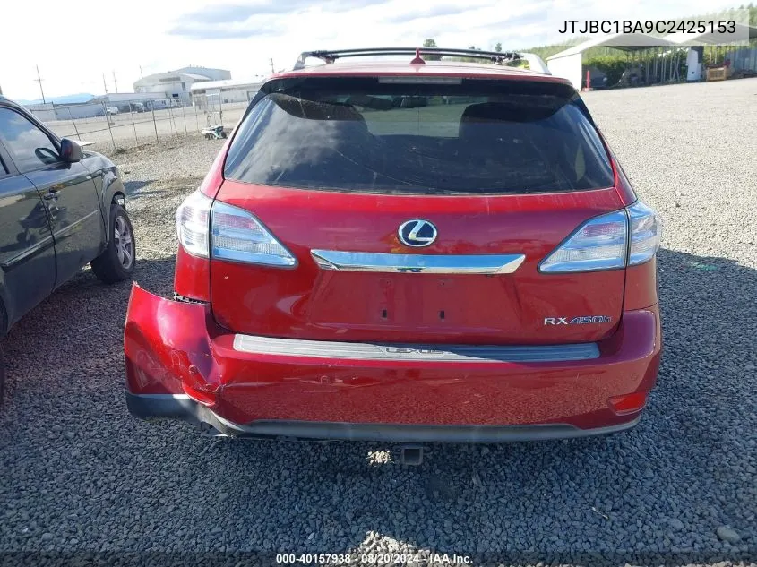 JTJBC1BA9C2425153 2012 Lexus Rx 450H