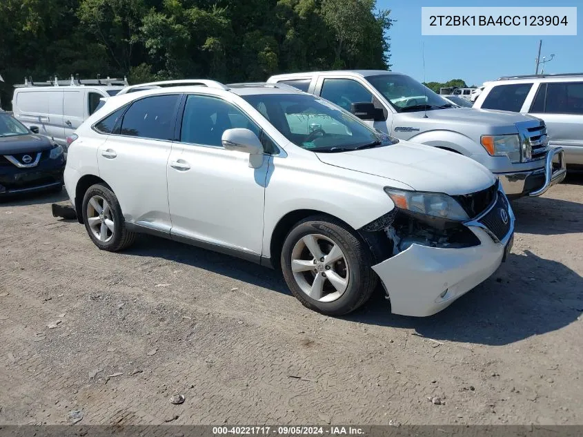 2T2BK1BA4CC123904 2012 Lexus Rx 350