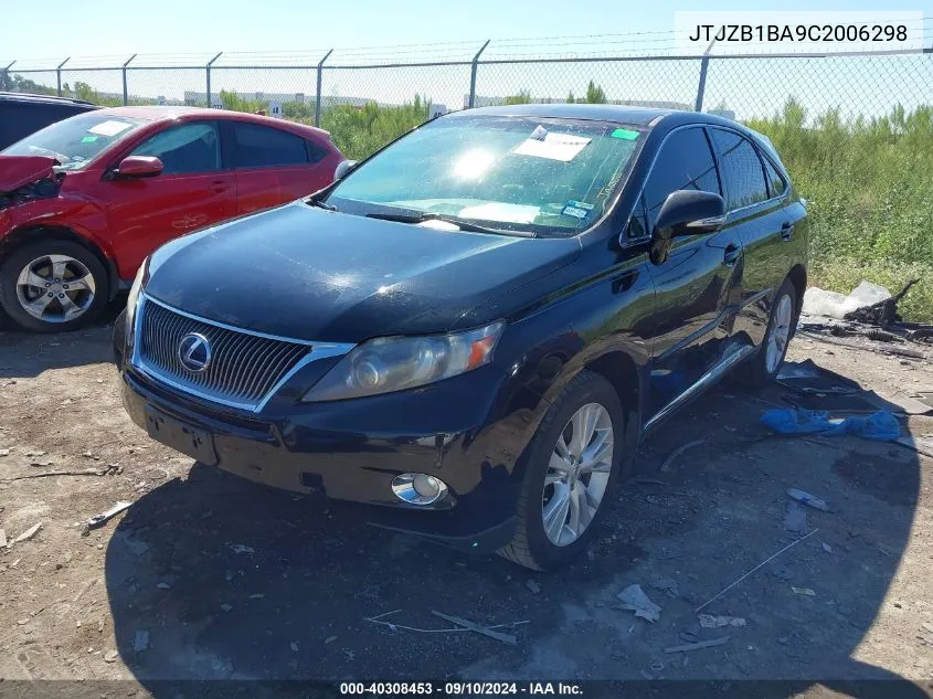 JTJZB1BA9C2006298 2012 Lexus Rx 450H 450