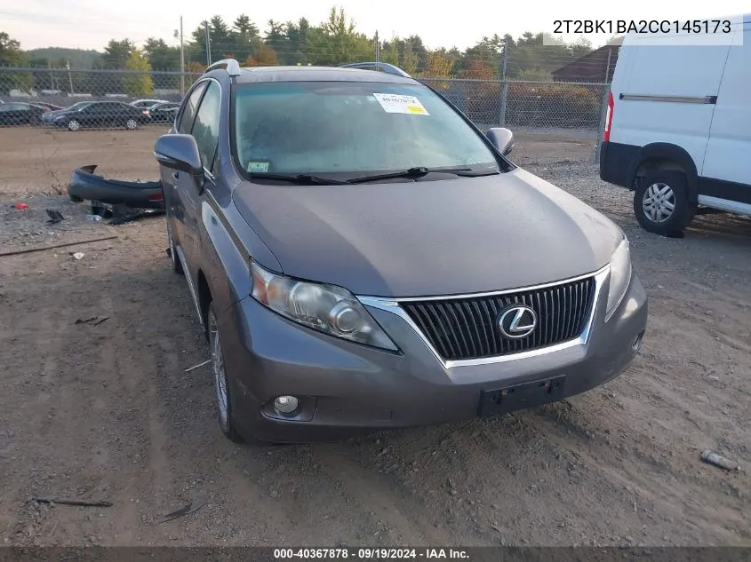 2T2BK1BA2CC145173 2012 Lexus Rx 350