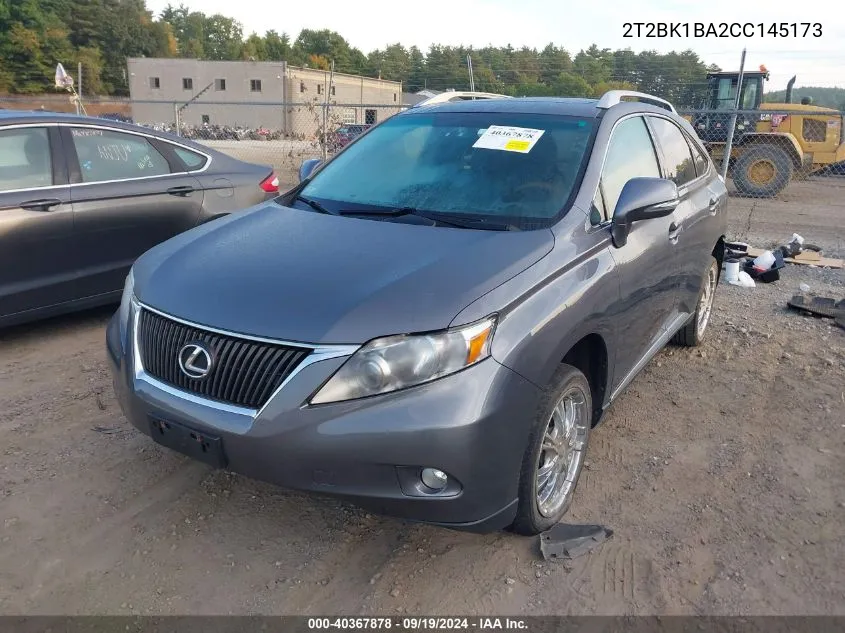 2T2BK1BA2CC145173 2012 Lexus Rx 350