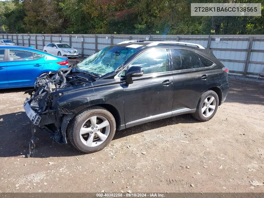 2T2BK1BA6CC138565 2012 Lexus Rx 350