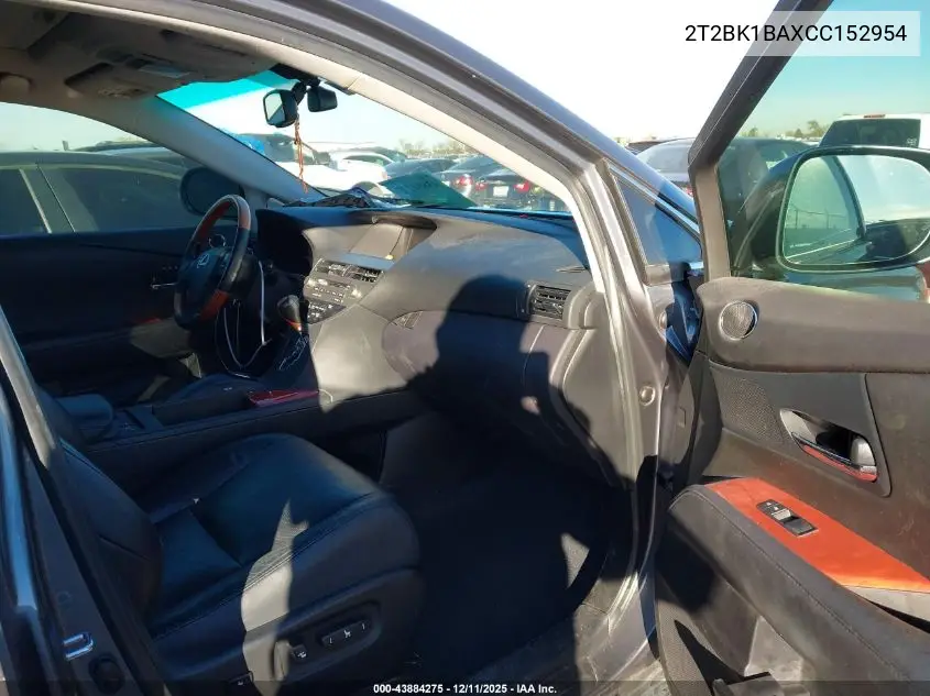 2T2BK1BAXCC152954 2012 Lexus Rx 350