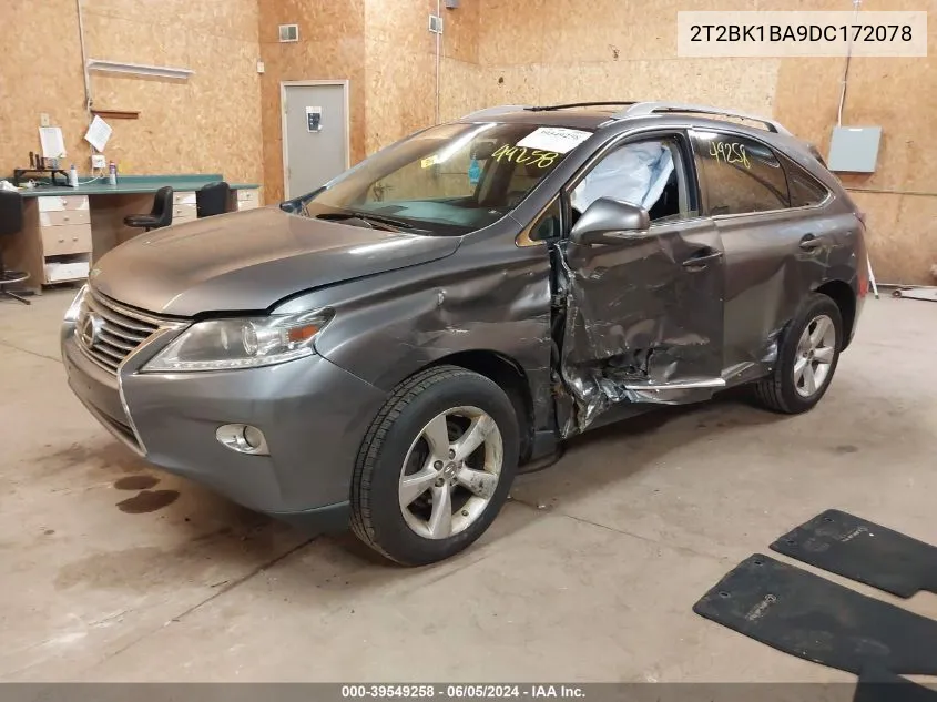 2T2BK1BA9DC172078 2013 Lexus Rx 350