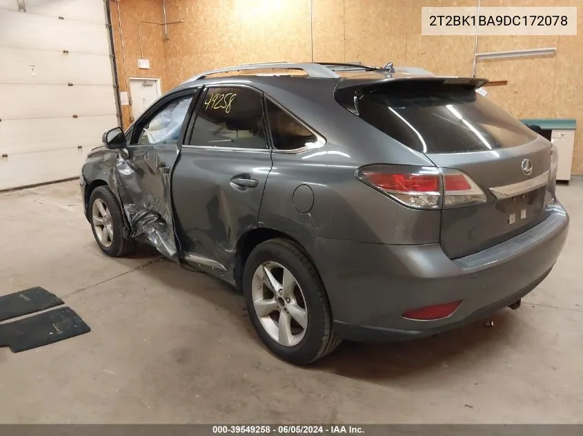 2T2BK1BA9DC172078 2013 Lexus Rx 350