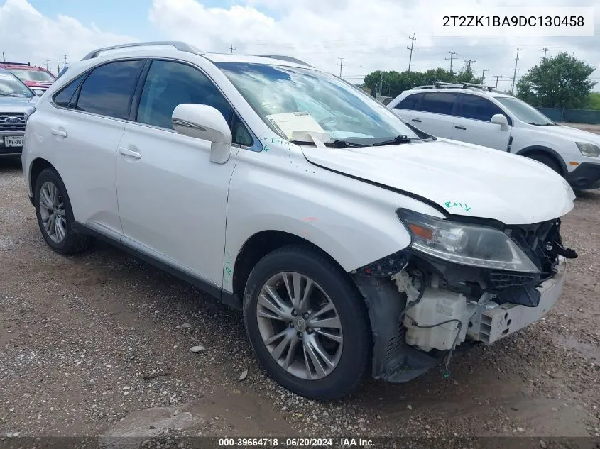 2T2ZK1BA9DC130458 2013 Lexus Rx 350