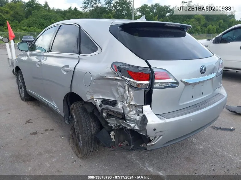 JTJZB1BA5D2009331 2013 Lexus Rx 450H