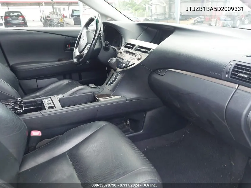 JTJZB1BA5D2009331 2013 Lexus Rx 450H