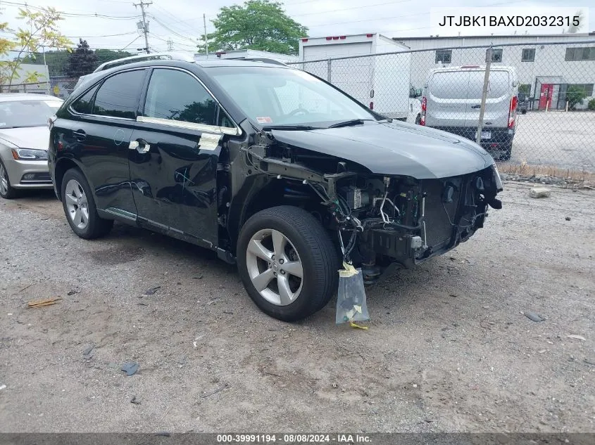 JTJBK1BAXD2032315 2013 Lexus Rx 350