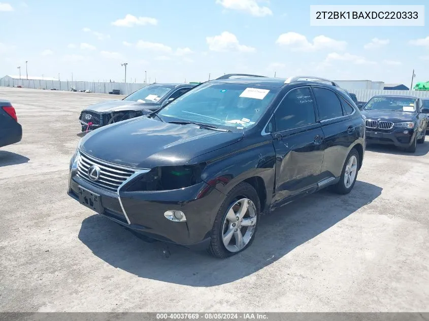 2T2BK1BAXDC220333 2013 Lexus Rx 350