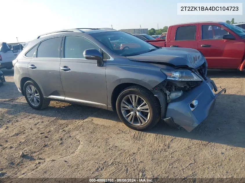 2T2ZK1BA4DC104723 2013 Lexus Rx 350