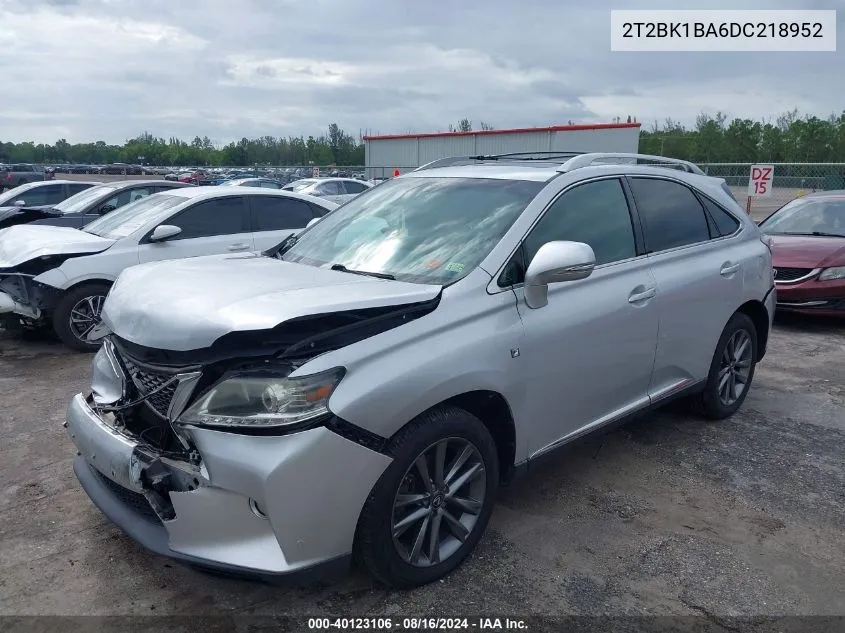 2T2BK1BA6DC218952 2013 Lexus Rx 350 F Sport