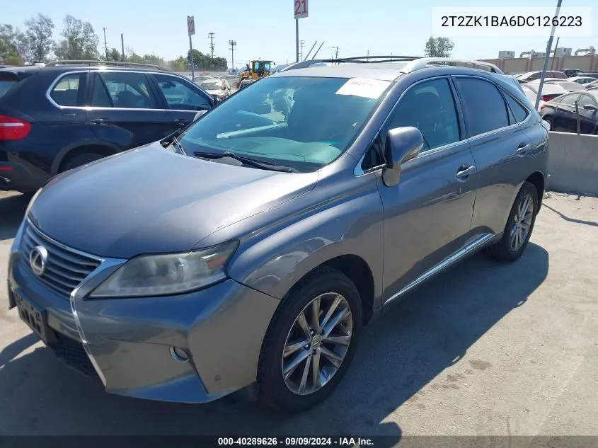 2T2ZK1BA6DC126223 2013 Lexus Rx 350