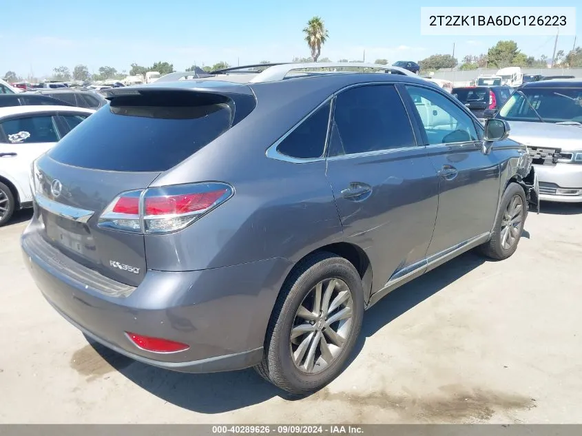 2T2ZK1BA6DC126223 2013 Lexus Rx 350