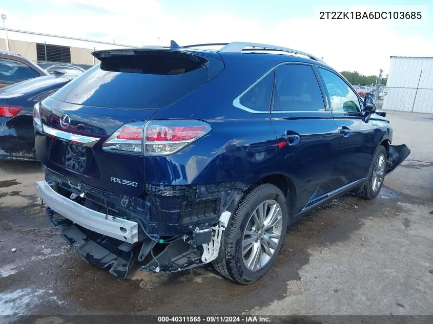 2T2ZK1BA6DC103685 2013 Lexus Rx 350