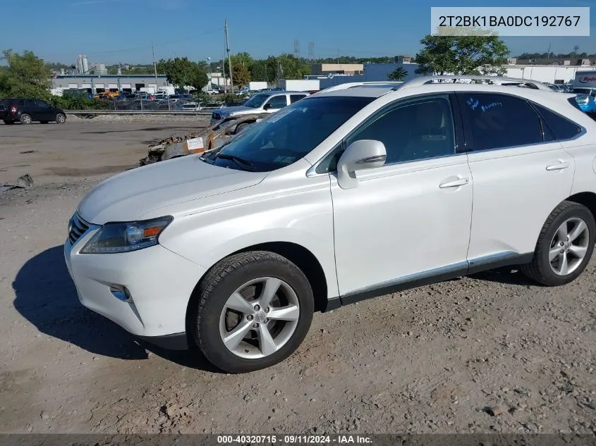 2T2BK1BA0DC192767 2013 Lexus Rx 350 350/Base/F Sport