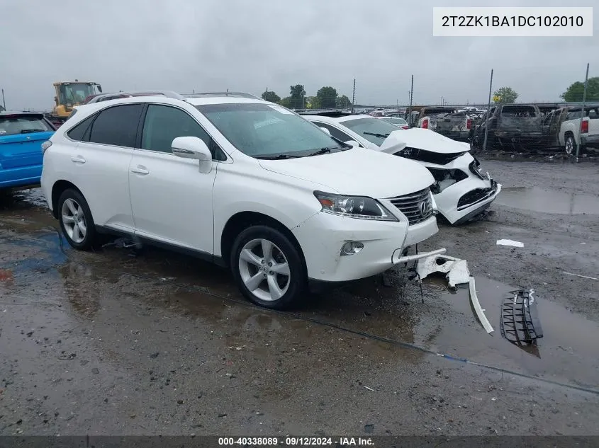 2T2ZK1BA1DC102010 2013 Lexus Rx 350