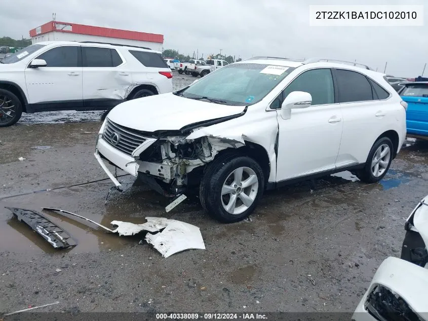 2T2ZK1BA1DC102010 2013 Lexus Rx 350