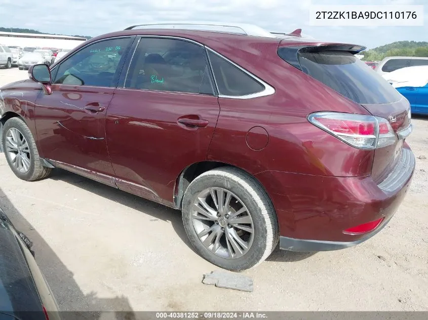 2T2ZK1BA9DC110176 2013 Lexus Rx 350