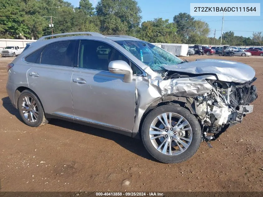 2T2ZK1BA6DC111544 2013 Lexus Rx 350