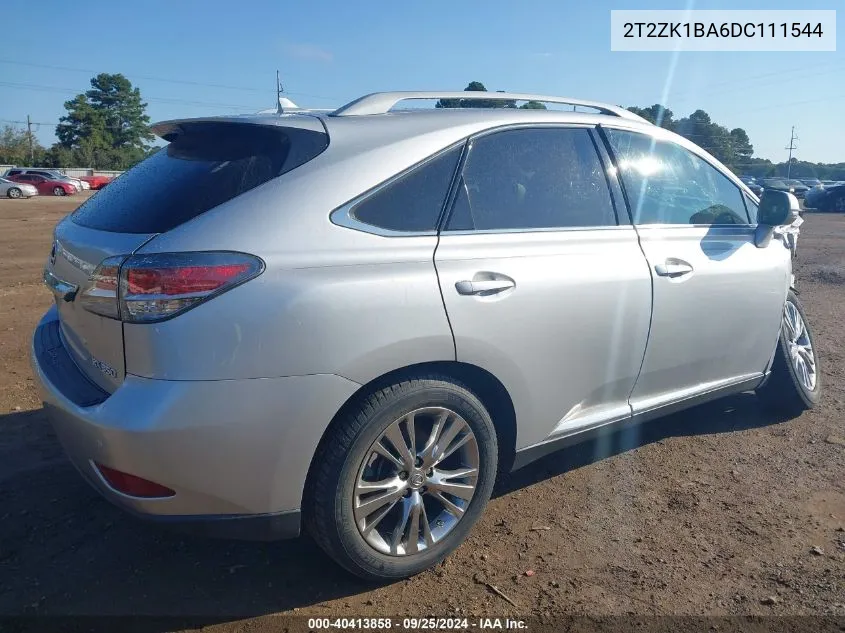 2T2ZK1BA6DC111544 2013 Lexus Rx 350