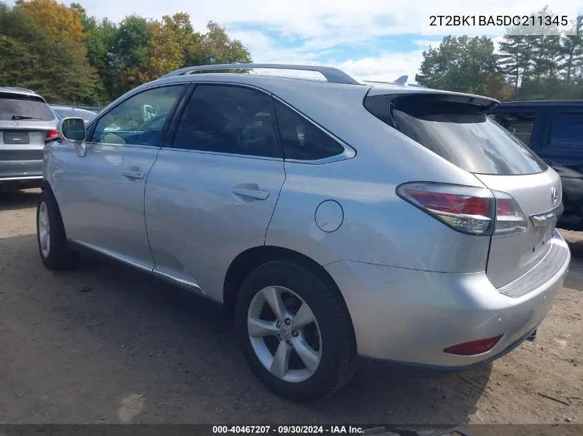 2T2BK1BA5DC211345 2013 Lexus Rx 350