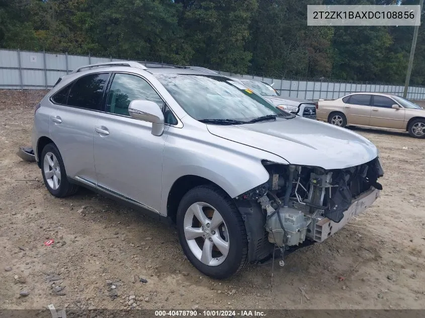 2T2ZK1BAXDC108856 2013 Lexus Rx 350