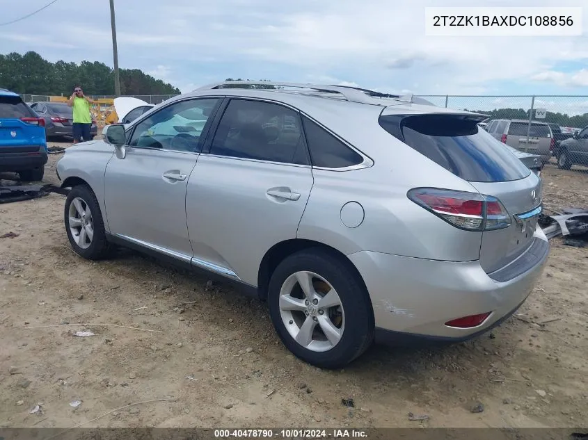 2T2ZK1BAXDC108856 2013 Lexus Rx 350