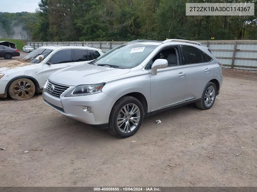 2T2ZK1BA3DC114367 2013 Lexus Rx 350