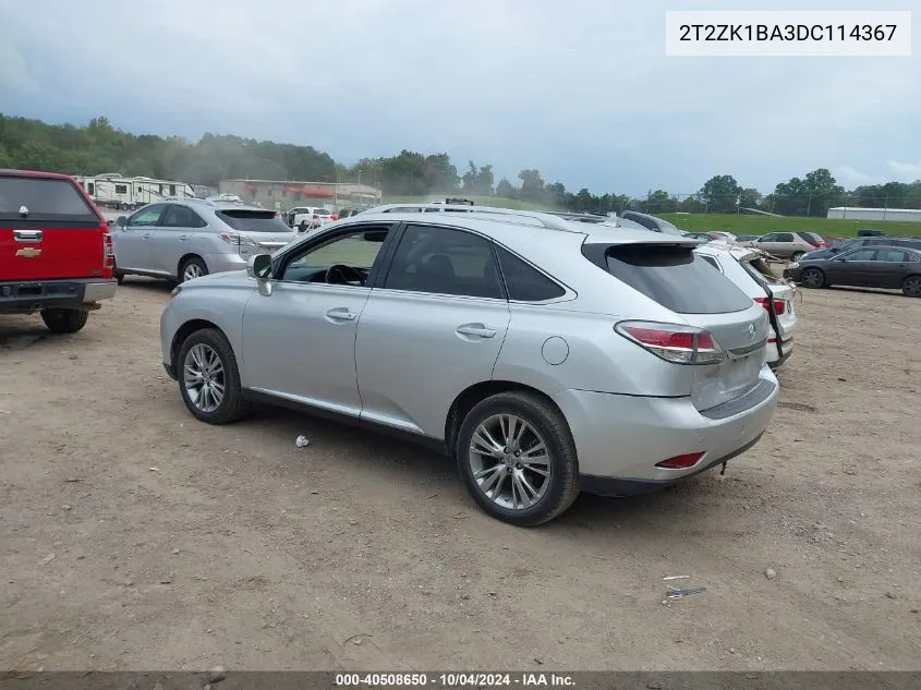 2T2ZK1BA3DC114367 2013 Lexus Rx 350