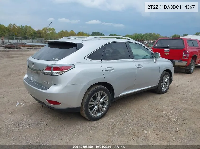 2T2ZK1BA3DC114367 2013 Lexus Rx 350