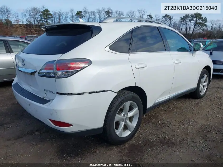 2T2BK1BA3DC215040 2013 Lexus Rx 350