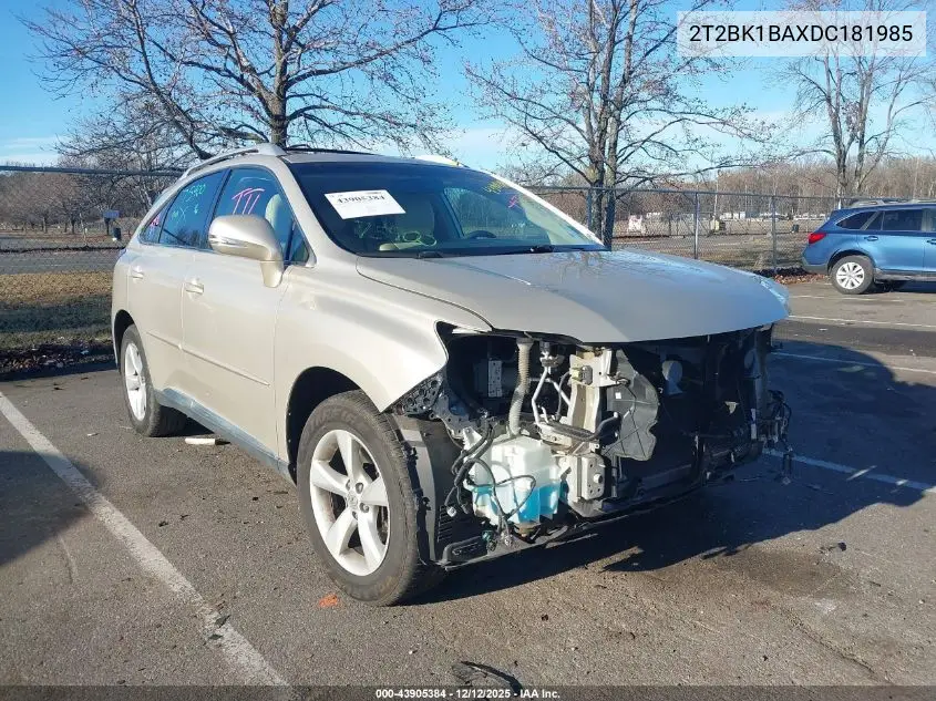 2T2BK1BAXDC181985 2013 Lexus Rx 350