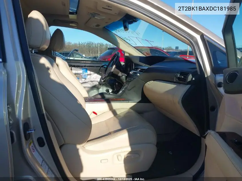 2T2BK1BAXDC181985 2013 Lexus Rx 350