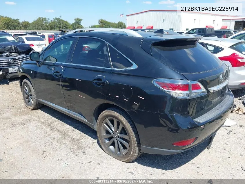 2T2BK1BA9EC225914 2014 Lexus Rx 350 F Sport