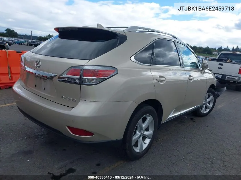 JTJBK1BA6E2459718 2014 Lexus Rx 350