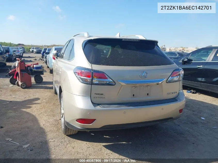 2T2ZK1BA6EC142701 2014 Lexus Rx 350