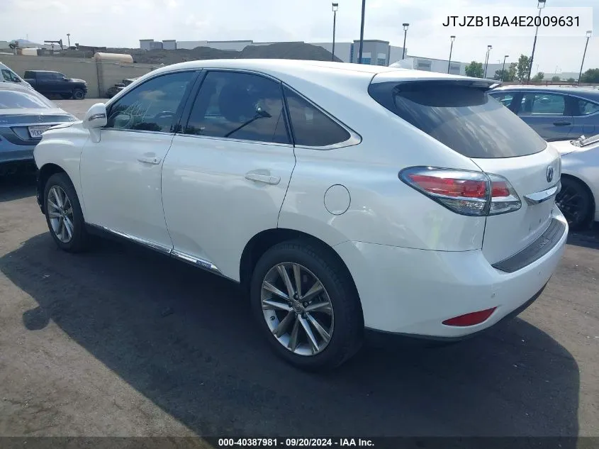 JTJZB1BA4E2009631 2014 Lexus Rx 450H