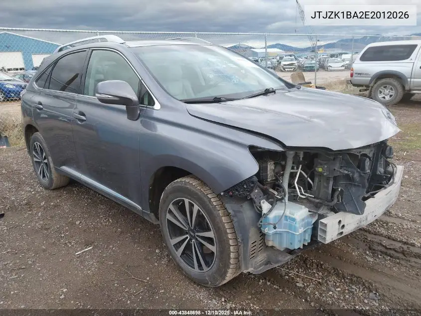JTJZK1BA2E2012026 2014 Lexus Rx 350