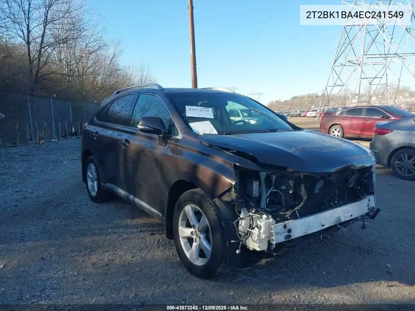 2T2BK1BA4EC241549 2014 Lexus Rx 350