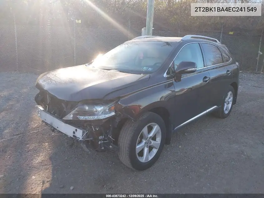 2T2BK1BA4EC241549 2014 Lexus Rx 350