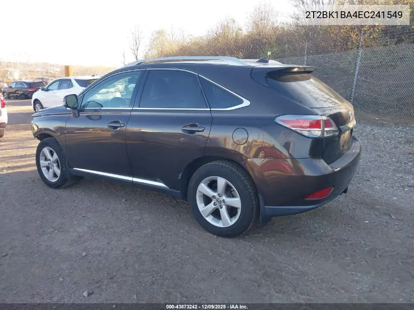 2T2BK1BA4EC241549 2014 Lexus Rx 350